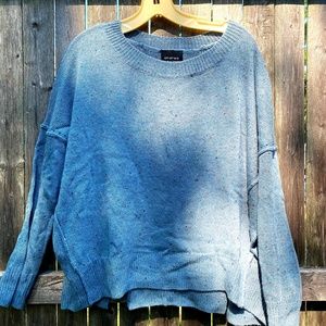 Blue Green Boxy Sweater